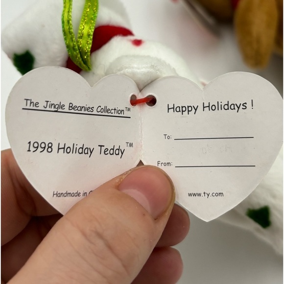 TY Beanie Babies 97/98 Jingle Beanies Collection Christmas Ornaments Set - Picture 6 of 6